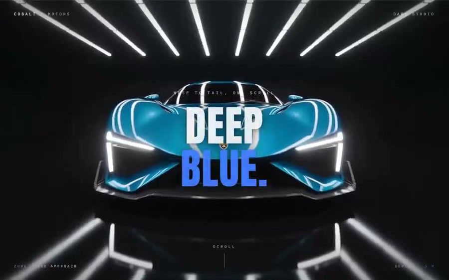 Cobalt — Blue Supercar